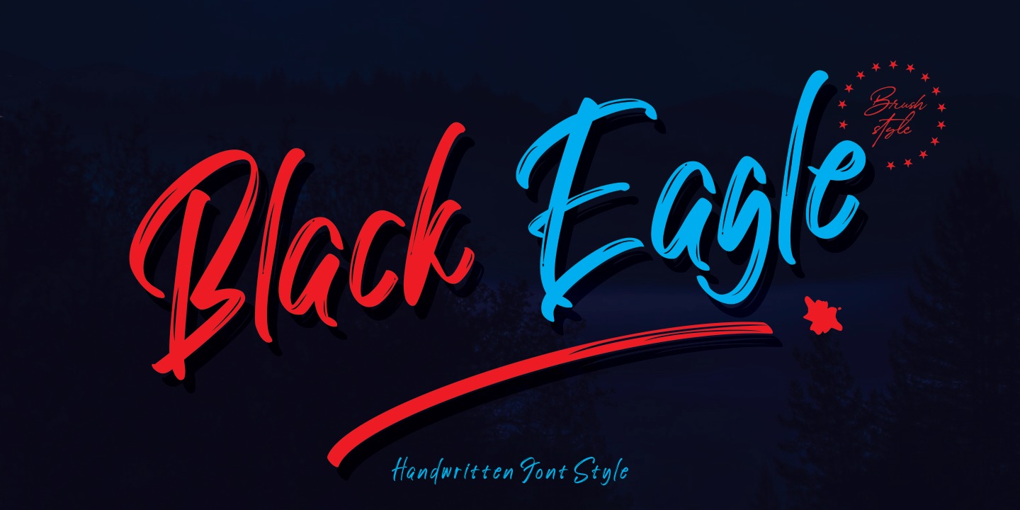 Schriftart Black Eagle
